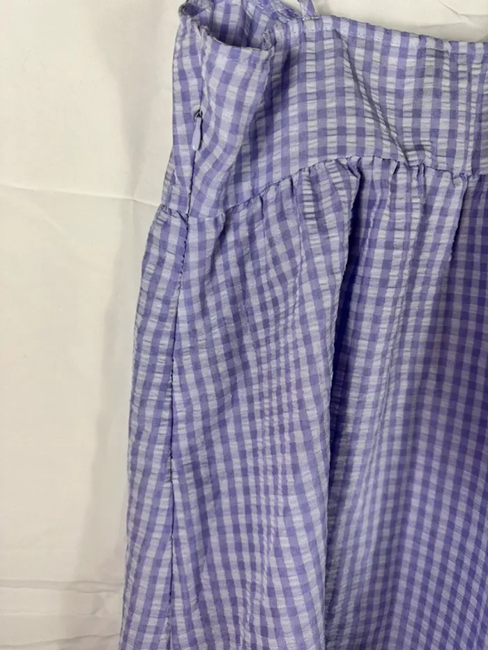 Robe carreaux violet H&M - photo numéro 5