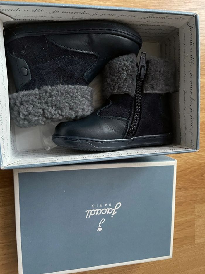 Boots Jacadi fourrées P. 20 marine neuve - photo numéro 5