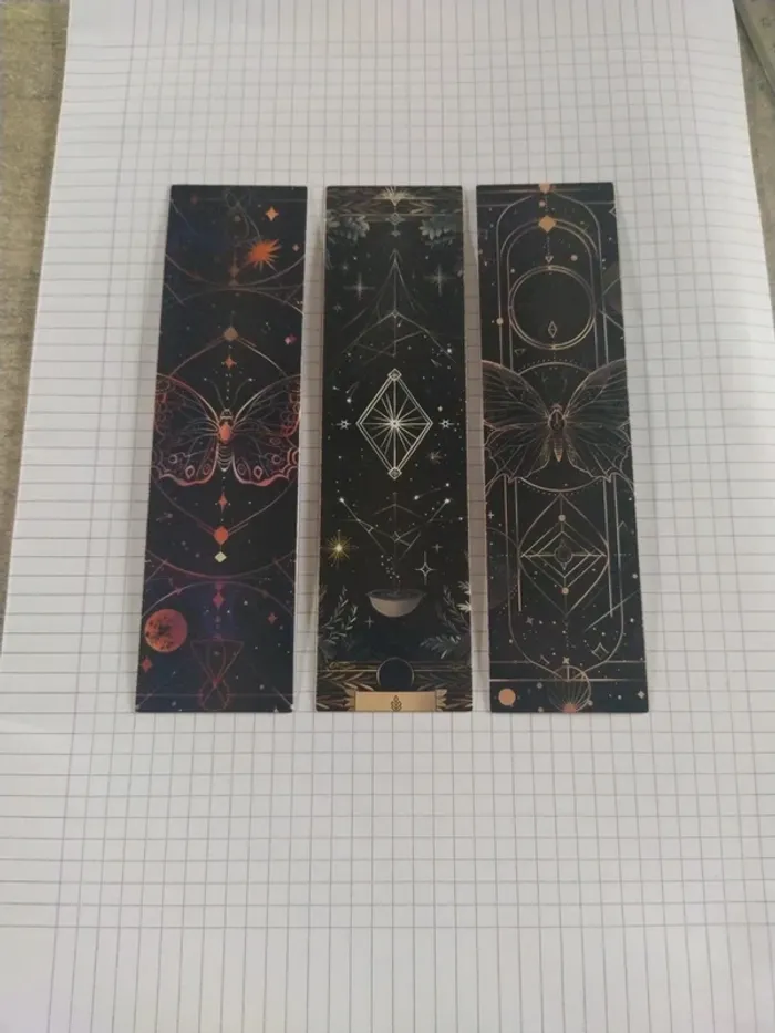 Lot de marque page thème astral (lot B)