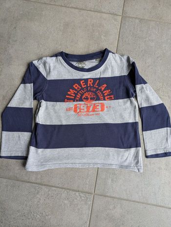 Tee shirt manches longues Timberland  108 cm 4/5 ans
