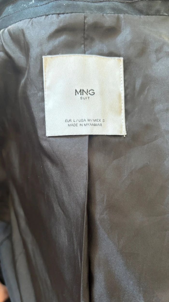💕 long trench noir taille 40 L #mango - photo numéro 7
