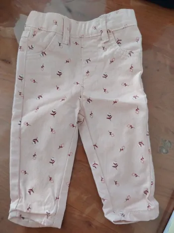 Pantalon à fleur