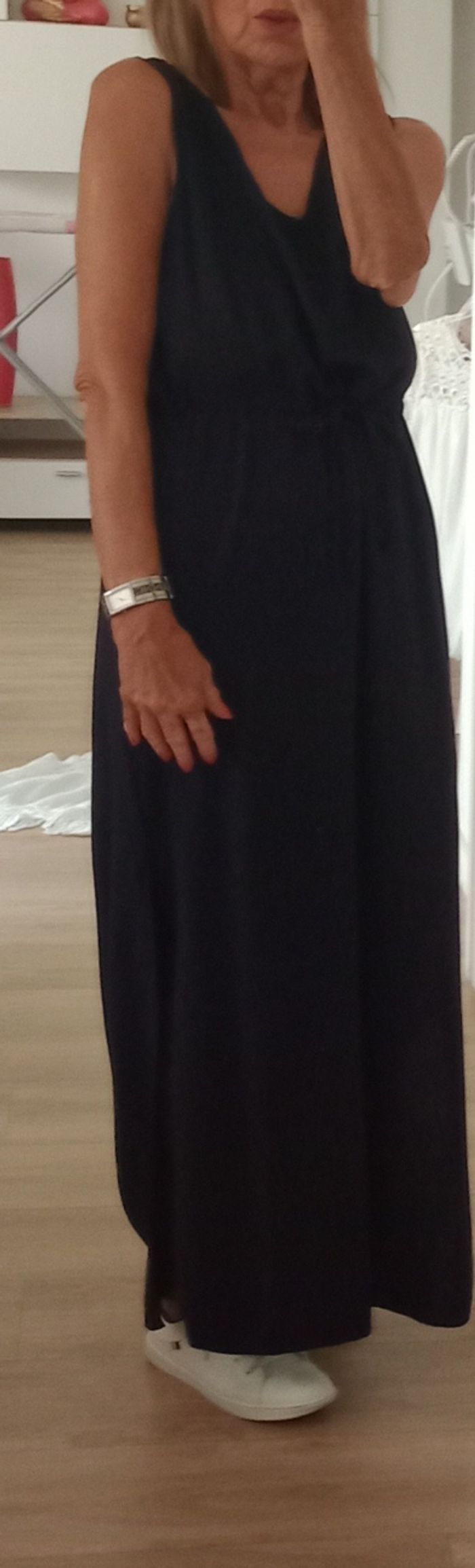 Robe longue marine Véro Moda - photo numéro 6