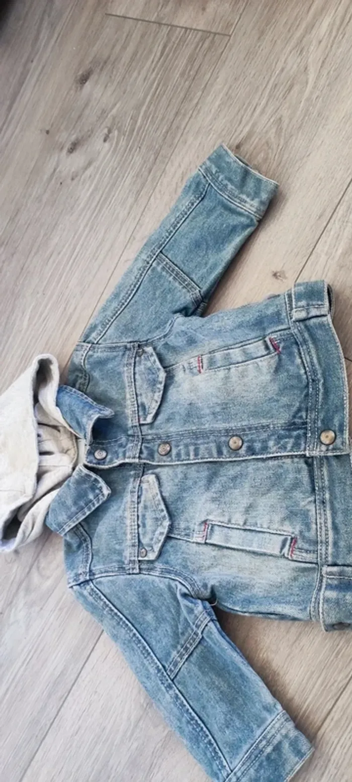 Veste jean obaibi 6 mois - photo numéro 2