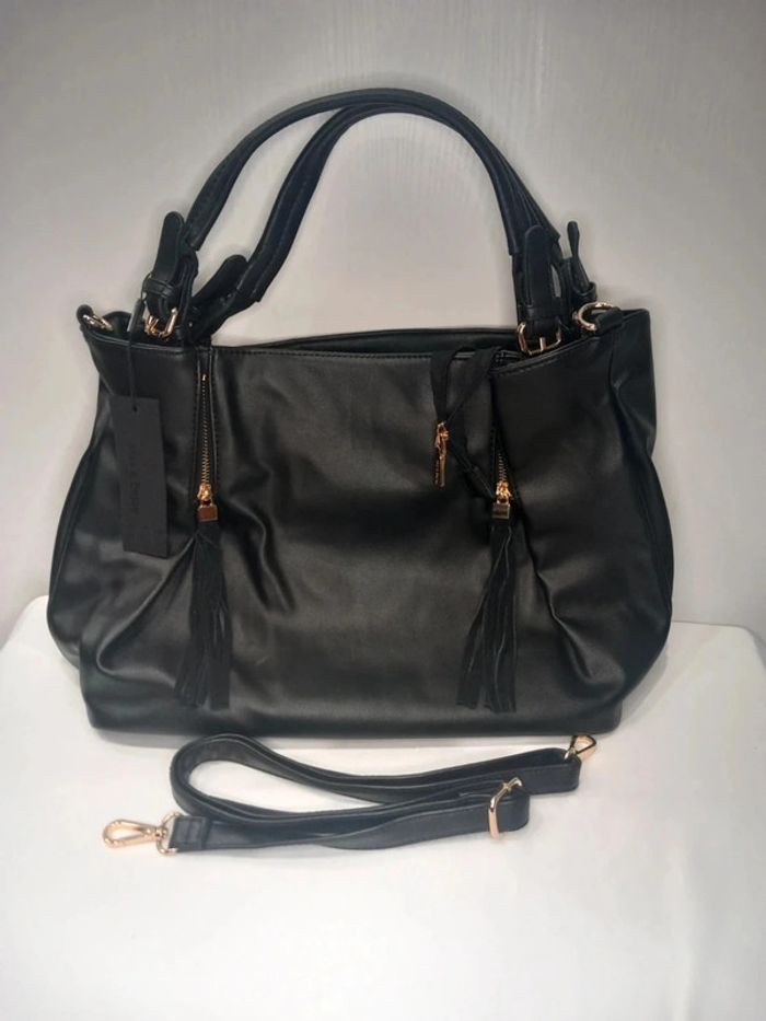Sac à main Max & Enjoy Noir en similicuir - photo numéro 4