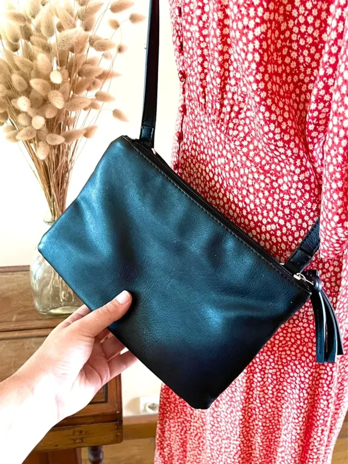 Sac à Main Noir Fonctionnel - By La Halle - photo numéro 13