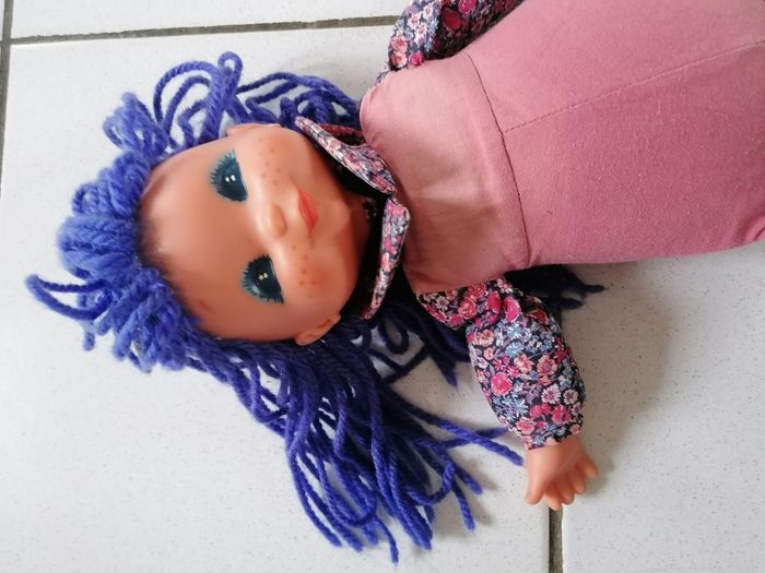 Poupée en tissu vintage - photo numéro 2