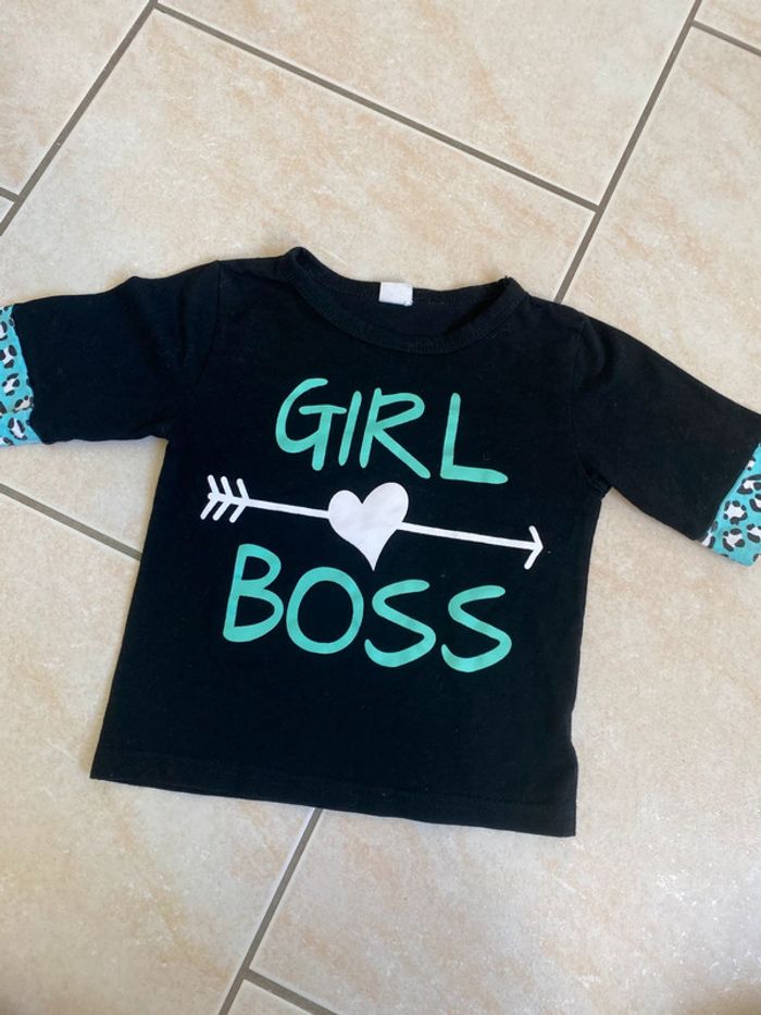 T-shirt fille 80 cm