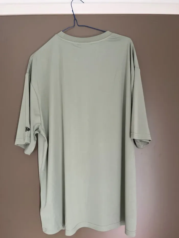 t-shirt homme manches courtes taille L New Era vert amande - photo numéro 7