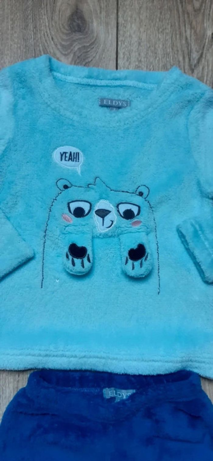 Pyjama "eldys" en pilou pilou Tout doux 4 ans neuf jamais porté - photo numéro 2
