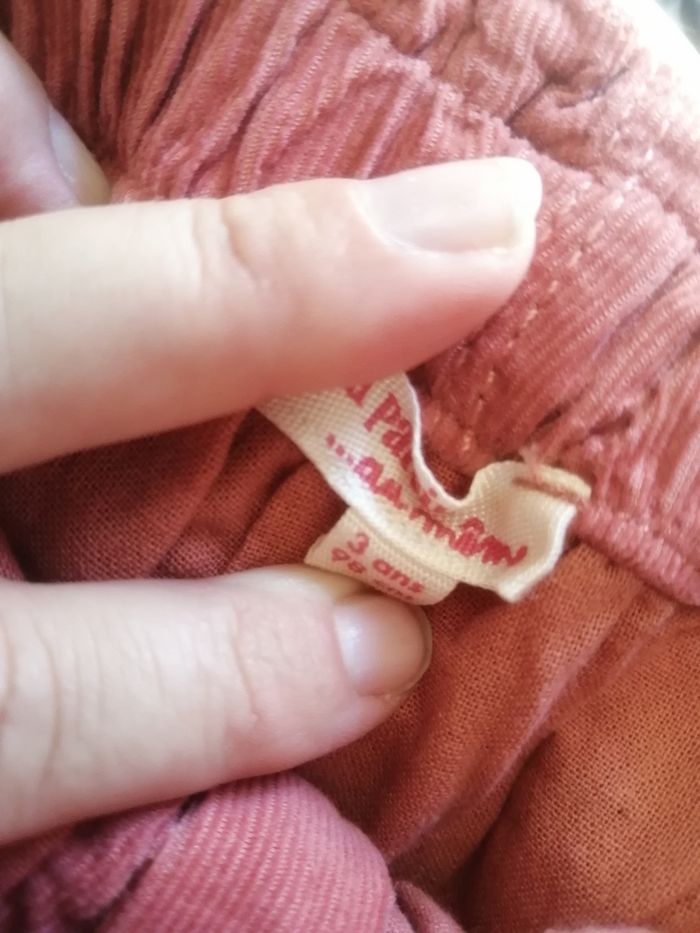 Short velours taille 3 ans - photo numéro 3
