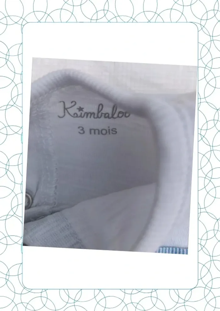 Tee shirt 3 mois Kimbaloo - photo numéro 2