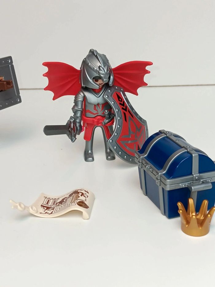 Lot figurines playmobil bataille du chevalier dragon - photo numéro 3