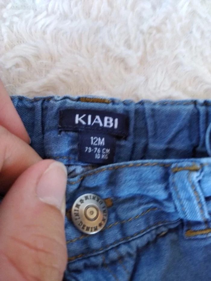 Short style jeans Fille 12 mois Kiabi - photo numéro 5