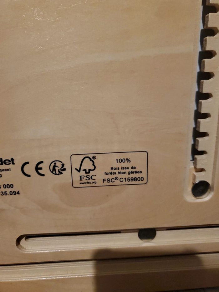 Calendrier en bois Vertbaudet - photo numéro 6