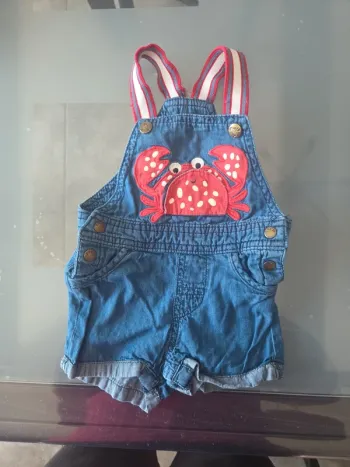 Salopette short