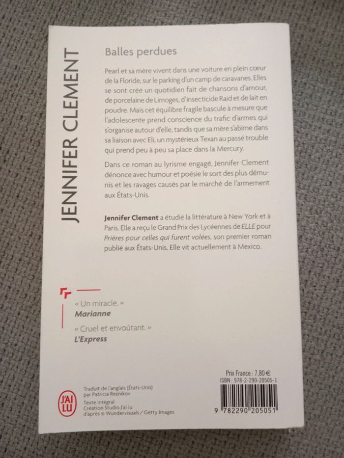 Jennifer Clement 🪅 Balles perdues - photo numéro 2