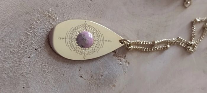 Collier Bohm rhodonite - photo numéro 4