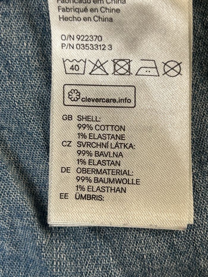 Polo en jean bleu H&M Mama - Taille M - photo numéro 5