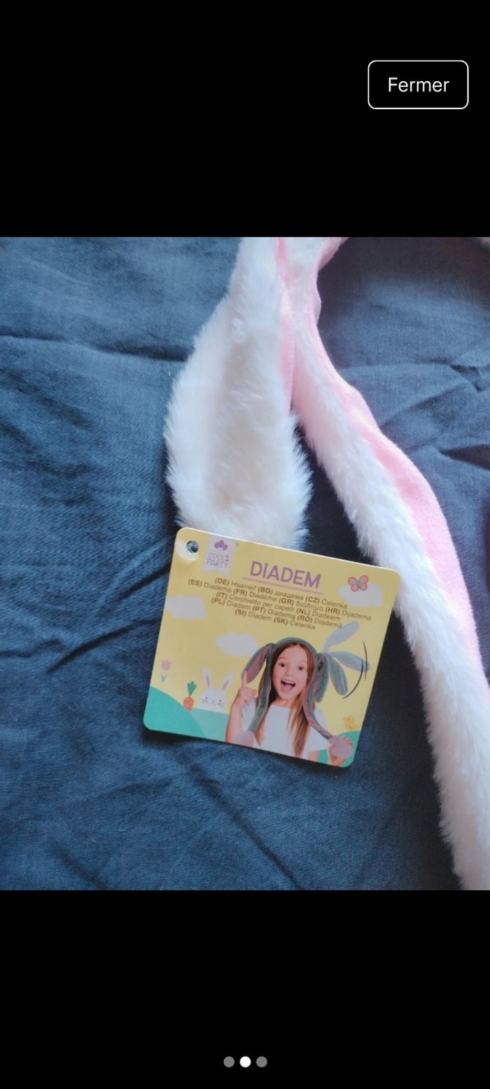 Serre tête lapin - photo numéro 2