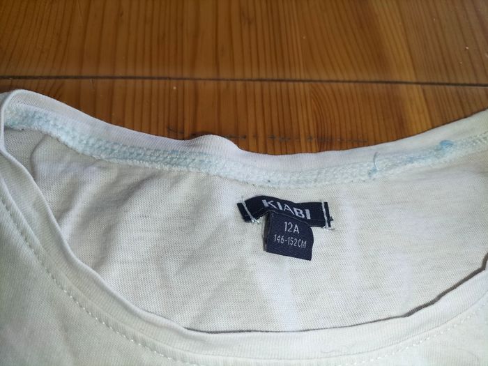 Maillot blanc Kiabi 12 ans - photo numéro 2