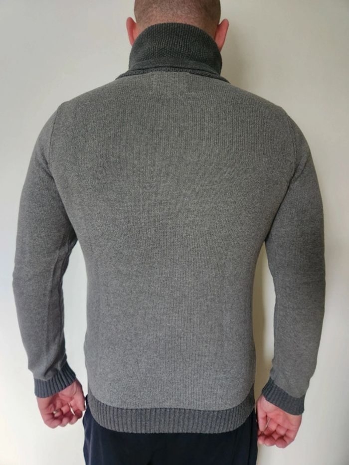 Pull gris Jack & Jones S - photo numéro 3