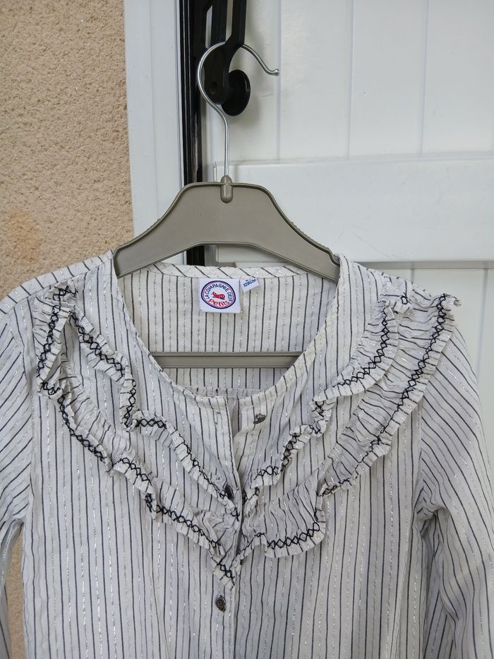 chemise rayée filles CDP taille 8 ans - photo numéro 3