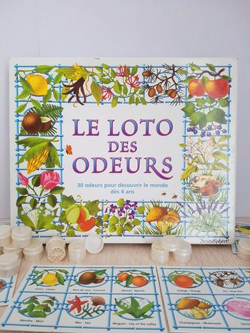 Bingo loto des odeurs, jeu des sens de Sentosphère