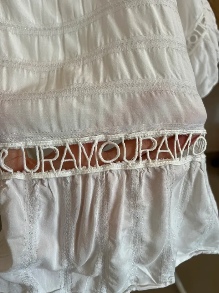 Blouse blanche inscription « amour » Maison Marley - photo numéro 4