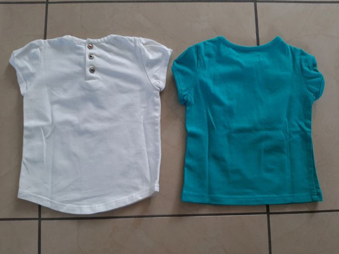 Lot de 9 tee shirts manches courtes fille 18 mois - photo numéro 11