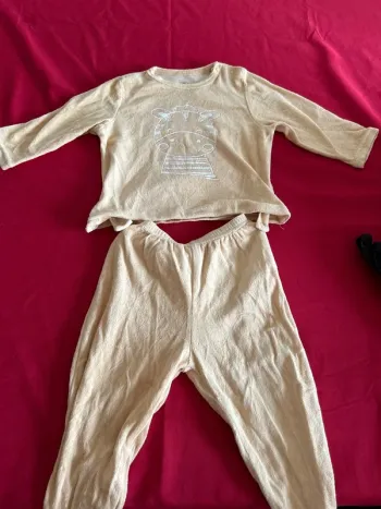 Pyjama velours 2 pièces