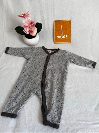Pyjama sans pieds léger 1 mois