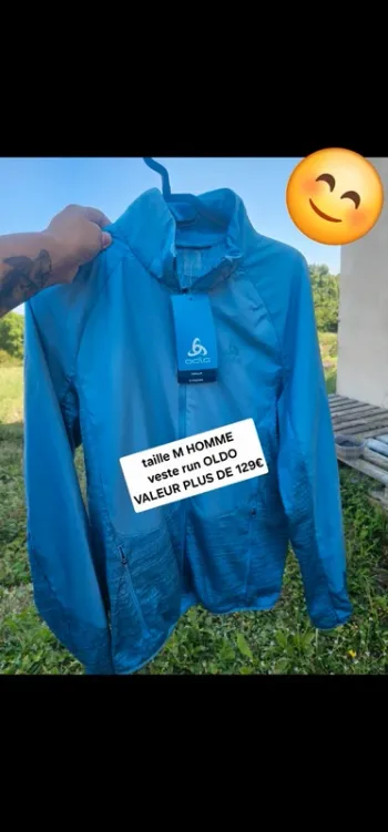 Veste easy run homme taille M neuf odlo