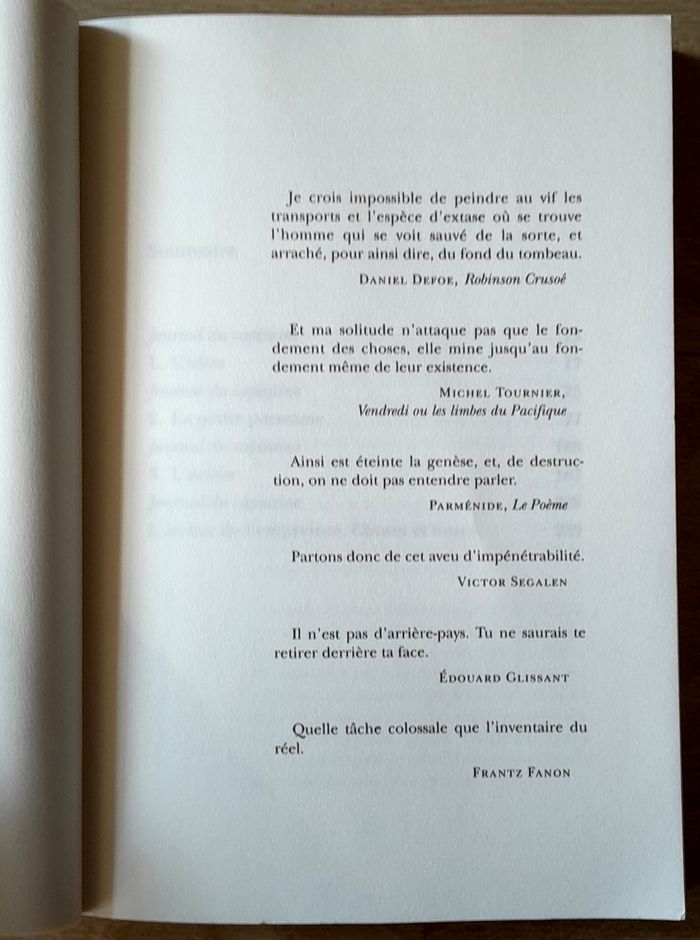 Patrick Chamoiseau - L'empreinte à Crusoé récit - photo numéro 8