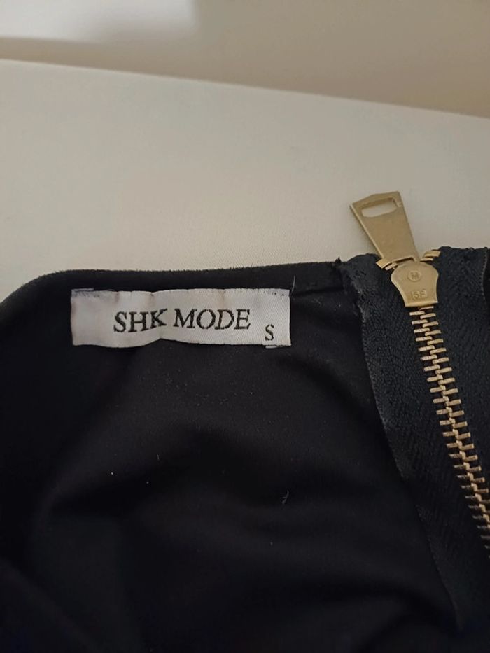 Robe noire chic en suédine SHK Mode taille XS/S 34/36 - photo numéro 8