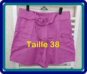 Short rose violet Kiabi Taille 38