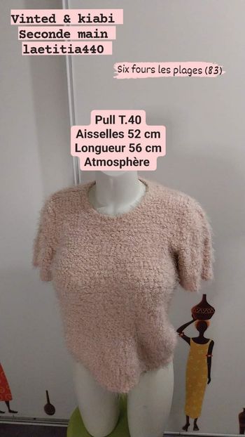 Pull femme T.40