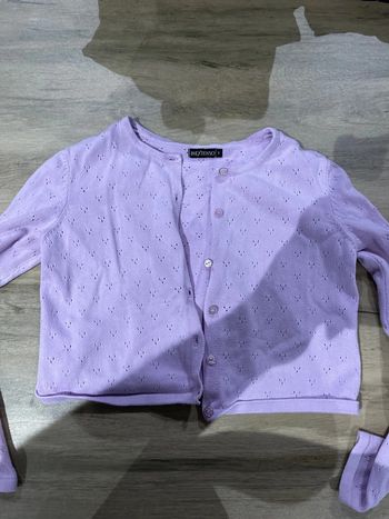 Gilet manches longues, 10 ans, fille