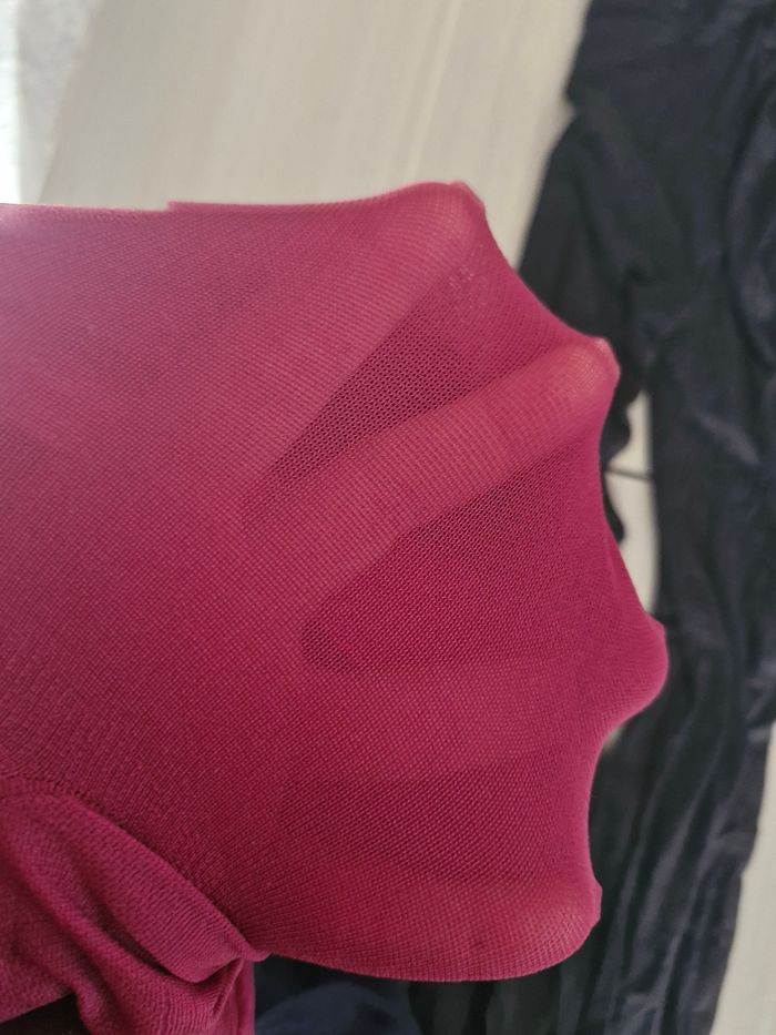 Lot 2 collants bordeaux et noir - photo numéro 2