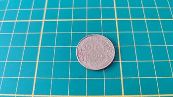 Pièce de 20 ct centimes de franc 1978 pièce de monnaie #SPDF