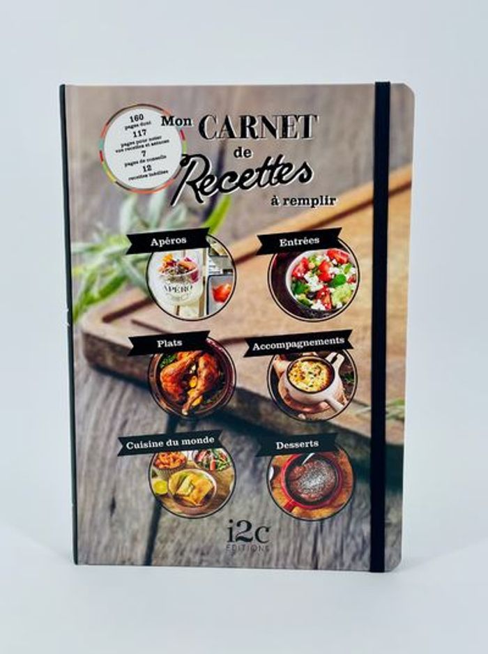 Livre "Mon Carnet de recette à remplir" Neuf