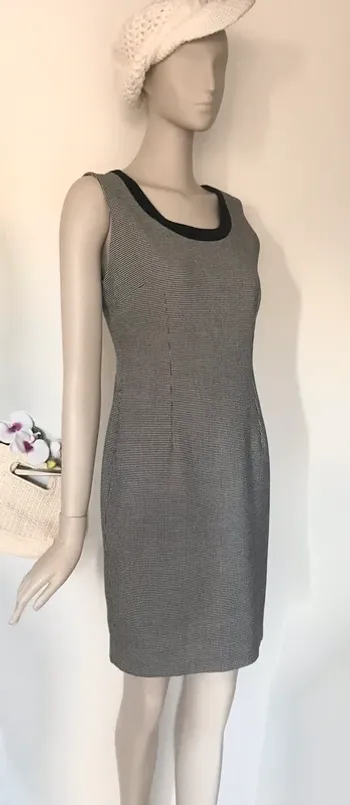 Robe motif pied de poule 123