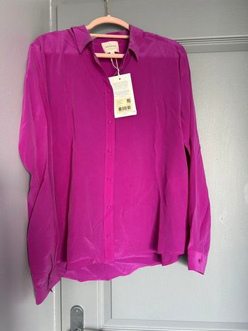Chemise Sézane Ann rose fuchsia T. 42 neuve
