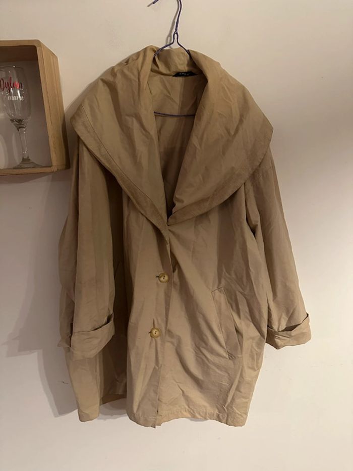 Manteaux trench décade beige grande taille 44