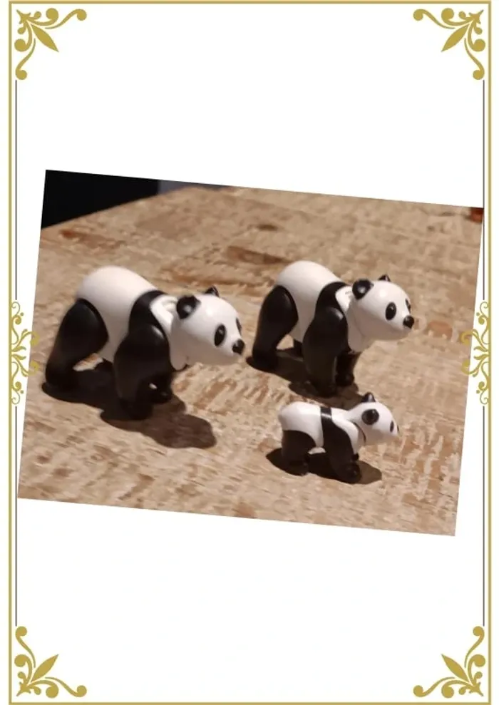 Famille pandas playmobil - photo numéro 2