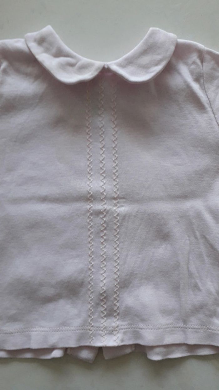 T-shirt rose fille Petit bateau 3 mois - photo numéro 2