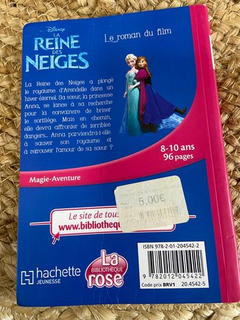 Livre la reine des neiges bon état