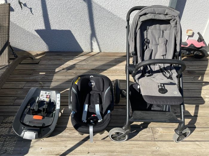 Poussette balios s lux Cybex + cosy Aton 5 + base isofix - photo numéro 3