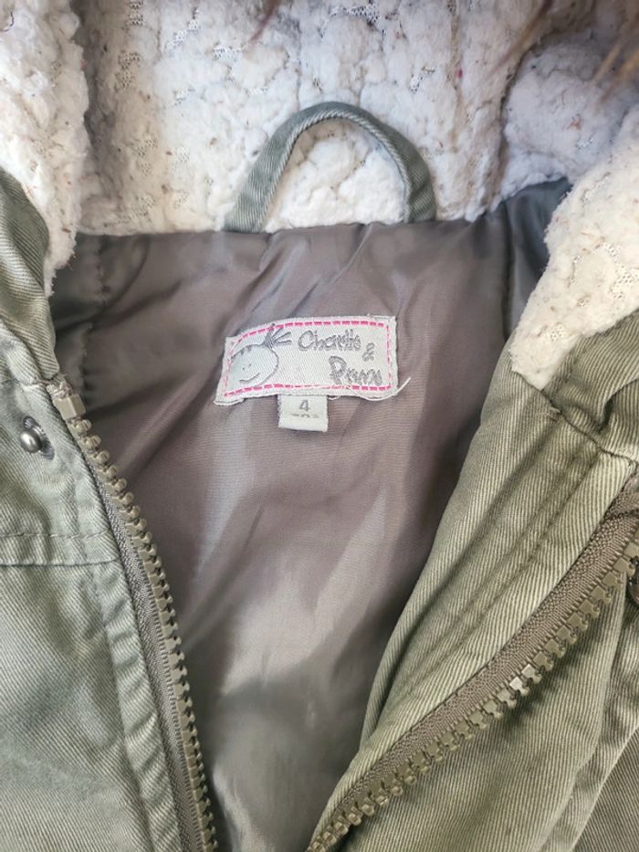 Manteau fille 4 ans Charlie et Prune bon état - photo numéro 2