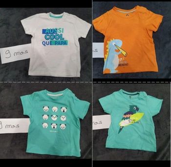 Lot t-shirts 9 mois